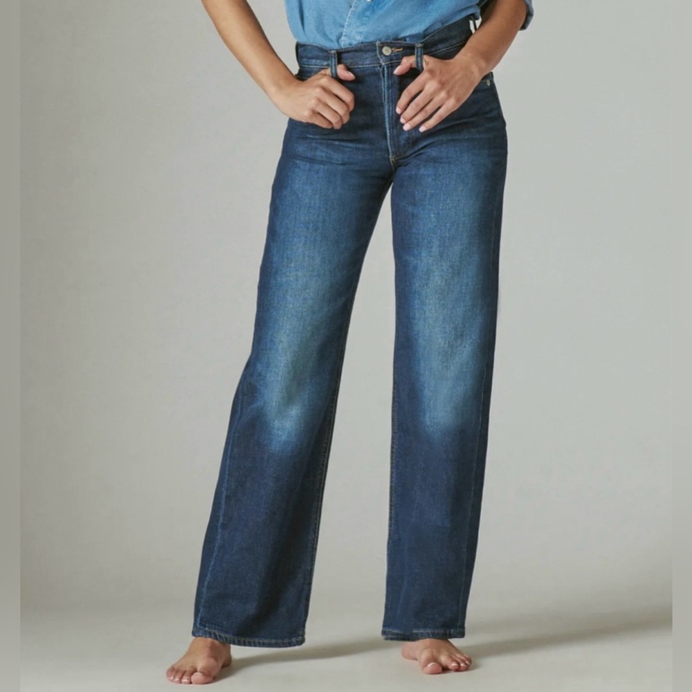 Lucky Brand Women’s Sz 6/28 Wide Leg High Rise Jeans